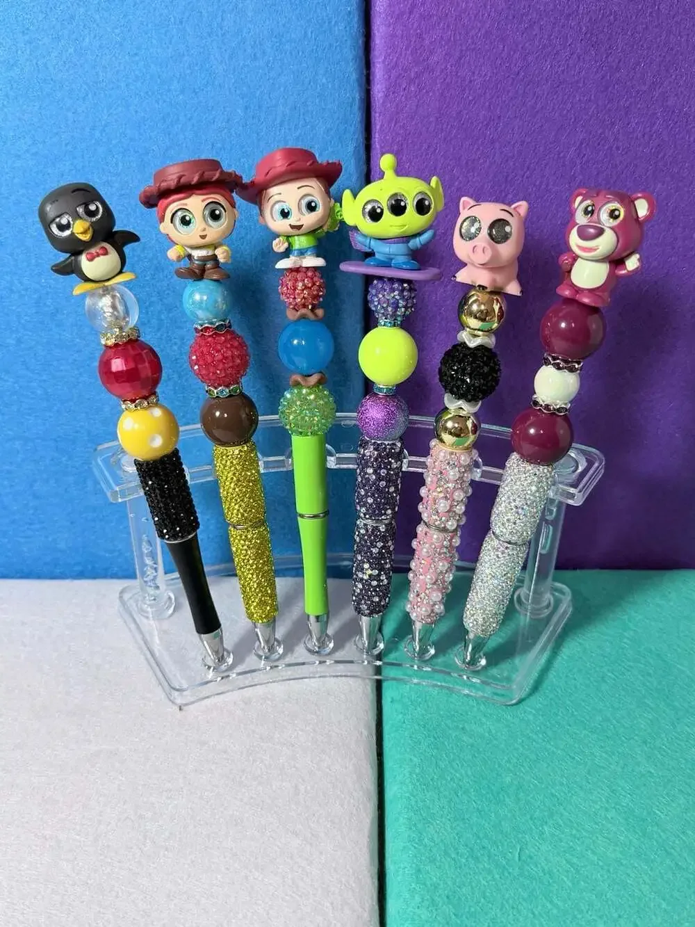 Disney Doorable Handmade Beaded Pens - Custom Made By The Enchanted Hoosier